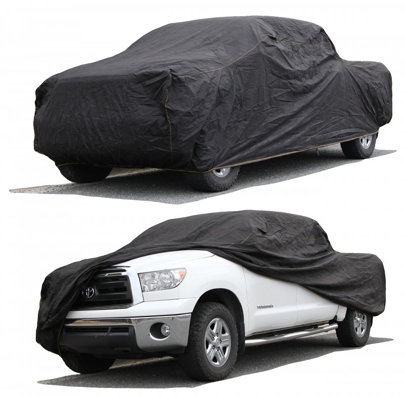 Car Cover Fits 2013 2014 2015 2016 2017 2018 Toyota Tundra Double Cab 6 5ft Bed Xtremecoverpro Diamond Series Black Truck