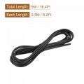 Uxcell Screen Spline 5m 16 4ft Rubber Sealing Strip Window Retainer 5mm Od Black 2 In 1 Combine Type
