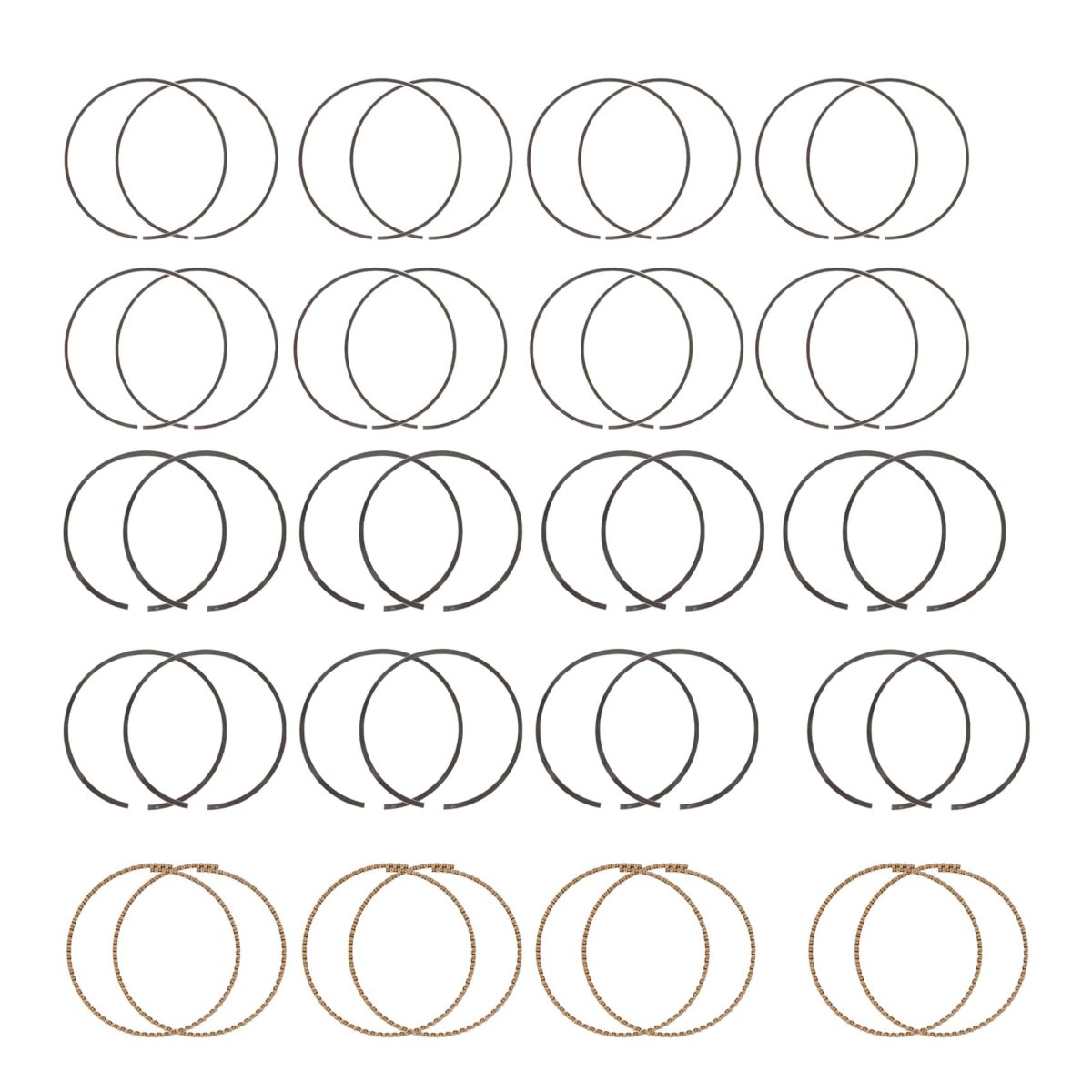 Standard Piston Ring Set Replacement For Ram 1500 2003 2005 Durango 2004 2008 Grand Cherokee Commander Magnum 5 7l V8 Ohv