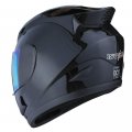 Motorcycle Full Face Helmet Mechanic Glossy Black Hjdj11abs Sporty Minimalist Design Dot Approved Size Xl 59 To 60 Cm 23 2 4 In 