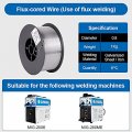 Andeli Mig Welding Wire Flux Cored Gasless E71tgs 030 0 8 Mm 2lb