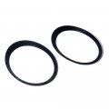 Left Right Headlight Trim Rings Oe Replacement For 2007-2015 Bmw Mini Cooper R55 R56 R57 R58 R59 Glossy Black