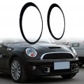 Left Right Headlight Trim Rings Oe Replacement For 2007-2015 Bmw Mini Cooper R55 R56 R57 R58 R59 Glossy Black