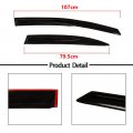 Aintier Ventvisor Side Window Deflector Visors Rain Guard Set Fits 2006-2011 For Honda Civic 4 Dr Lx Dx Sedan