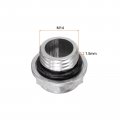 Uxcell Air Compressor Oil Level Gauge Sight Glass M14x1 5mm Male Threaded Aluminum Liquid Indicator Window 5pcs