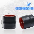 Automotive General Purpose Silicone Hose Hump Straight 3 76 Mm Id 4 102 Length With 2pcs T-bolt Clamps
