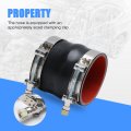 Automotive General Purpose Silicone Hose Hump Straight 3 76 Mm Id 4 102 Length With 2pcs T-bolt Clamps