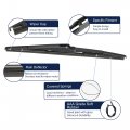 X Autohaux Rear Windshield Wiper Blade Replacement For Hyundai Santa Fe Dm 2013-2017 Grand