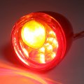 Httmt- Front Amber Led Running Brake Turn Signal Glossy Black Indicator Light Compatible With H-d Xl 883 1200 92-17 P N