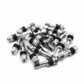 20pcs Universal Aluminum Alloy Motorcycle Car Tubeless Wheel Tire Valve Stem Rim 