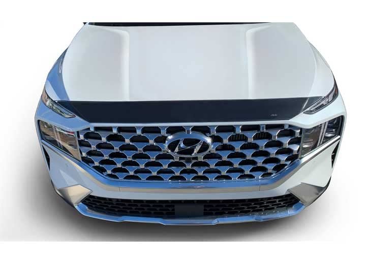 Auto Ventshade Avs Aeroskin Hood Protector 2021 2023 Hyundai Santa Fe Low Profile Flush Smoke 322197
