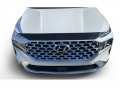 Auto Ventshade Avs Aeroskin Hood Protector 2021 2023 Hyundai Santa Fe Low Profile Flush Smoke 322197 