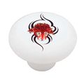 Tribal Pattern Leopard Decorative High Gloss Ceramic Drawer Knob 