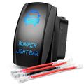 Nilight Bumper Light Bar Rocker Switch Led 5 Pin Laser On Off 20a 12v 10a 24v Jumper Wires Set2 Years 