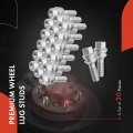A-premium M14-1 50 Wheel Studs Compatible With Audi Q7 2007-2015 Porsche Cayenne Volkswagen Touareg Eurovan Multivan Front And