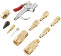 Exelair By Milton Ex0312bkit Blow Gun And Air Accessory Kit Safety Adapter Nozzle Tips Inflator Needle Ball Foot Chuck M-style 