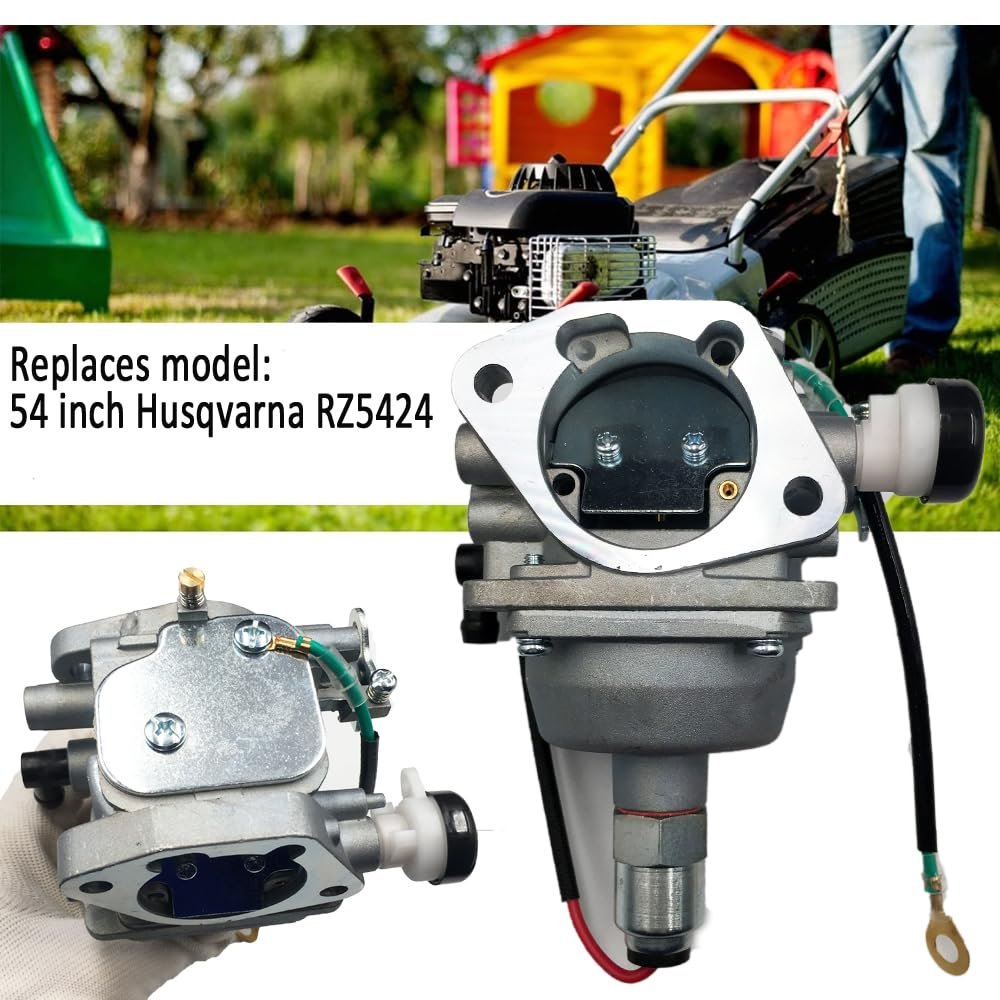 Carburetor For Husqvarna Rz5424 Rz 5424 Zero Turn Mower Fits Kohler Courage Engine Replaces 966659301 966691901 54 In Deck
