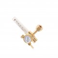 Argon Welding Regulator Co2 And Flow Meter Cga320 Inlet Max 4000psi Pressure Reducer For Gas Control In Hydroponic Grow Tent