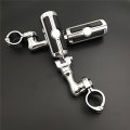 Smt-chrome Short Angled Adjustable Peg Mounting Kit Skull Zombie Footrest Compatible With V-star Roadstar Suzuki Boulevard 1