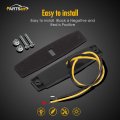 Partsam 5pcs 3 8 Thin Amber 6 Led Side Marker Clearance Lights Grille Strip Indicators For 12v Trucks Trailers Lorry Van Bus