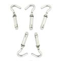 Yasorn 5-pack Stainless Steel Open Cup Hook Expansion Screw Bolts M8 
