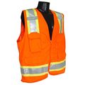 Radians Sv6oxl Two Tone Surveyor Class 2 Safety Vest X-large Orange 