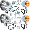 Labwork Motorcycle Spot Light Turn Signal 3 9 Passing Driving Fog Lamp 1 45 Replacement For Dyna Electra Glide Honda Yamaha