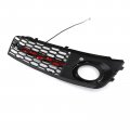 Topteng Fog Light Grille Cover Led Honeycomb Mesh Grill Turn Signal Drl For Audi A4 B8 2009-2011 8kd807681 8kd807682