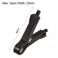 Uxcell Battery Test Clips 30 Amp Insulated Clamps For Automotive Car Black Red 2pcs