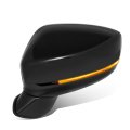 Side Door Power Mirror With Heated Signal For Mazda Cx-5 2017-2018 Driver Left Paint To Match Black Ma1320199
