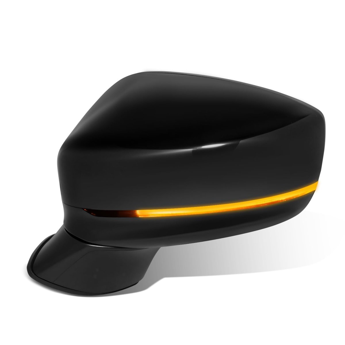 Side Door Power Mirror With Heated Signal For Mazda Cx-5 2017-2018 Driver Left Paint To Match Black Ma1320199