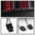 Acanii For 2004-2012 Chevy Colorado Gmc Canyon Led Light Tube Full Tail Lights Brake Lamps Driver Passenger Side