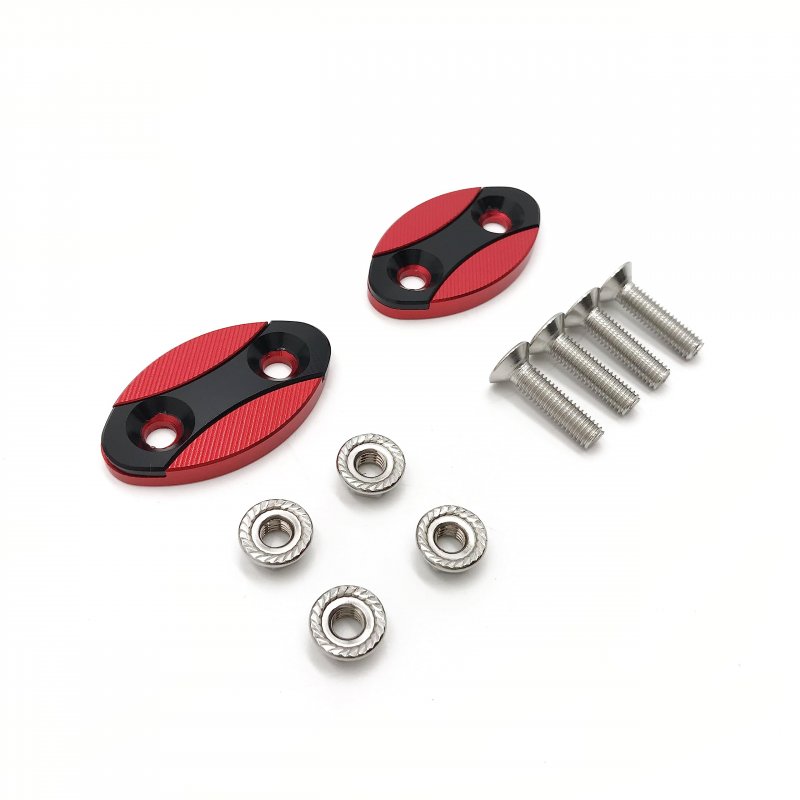 Mirror Block Off Plates Cover Caps For S1000rr 2013 2018 Red Billet Aluminum Base Left And Right Pair
