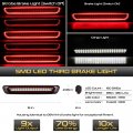 Vipmotoz Full Led Third Brake Tail Cargo Chmsl Light Compatible With 2004-2012 Chevy Colorado Gmc Canyon 2006-2008 Isuzu I280