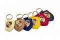 Porsche Crest Key Ring Black 