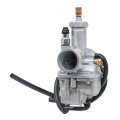 Jdllong Carburetor For Kawasaki Bayou 220 Klf220 1988-1998 250 Klf250 Carb 2003-2011 With Air Filter And Fuel Gas Petcock Valve