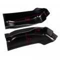 G-plus 1 Pair Cab Corners Covers Replacement For Chevy Silverado Gmc Sierra 1999-2007 4 Door Extended Trucks Black