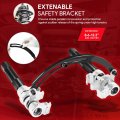 Heavy Duty Coil Spring Compressor Tool Set With Safety Jaws And Holder Macpherson Strut Shock Absorber For Car Motorcycle Truck