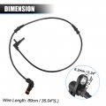 X Autohaux 1 Pcs Front Left Right Abs Wheel Speed Sensor For Mercedes-benz Viano 2010-2014 No 6395401017