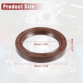 Uxcell 2pcs Engine Crankshaft Oil Seal Replacement For Honda Cr-v 2003-2005 Acura Rsx 2002-2005 No 91212-pna-003 91212pna003
