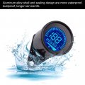 Polarlander Universal Motorcycle Digital Speedometer Retro Lcd Odometer Cafe Racer Tachometer Indicator Scooter Atv Meter