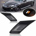 Smoke Lens White Amber Led Front Side Marker Lights For 2013 2020 Subaru Brz 2017 Toyota 86 Gt86 And 2016 Scion Fr S Turn 