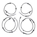 Front Rear Abs Wheel Speed Sensors Set For Nissan X Trail 2009 2012 Rogue 2008 2014 Select 2015 2 5l 479101da1a