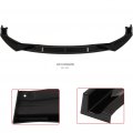Ocpty 3pcs Pp Car Front Bumper Spoiler Lip Fit For 2019-2020 Honda Civic