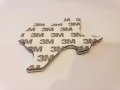 Muzzys Set Of Two American Flag In Shape Texas State Edition Emblem Decal Longhorn Lone Star Metal Badge Universal Stickon Fits