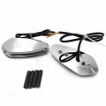 Hongk- Led Signal Lighting Httmt Mirror Block Off Base Plate Chrome Compatible With 1999-2007 R6 Yzf-r6 Yzfr6 Billet Aluminum