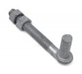 J-bolt Galvanized With 2 Nuts Attached Pc Pack 5 8 X 4-1