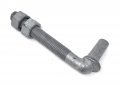 J-bolt Galvanized With 2 Nuts Attached Pc Pack 5 8 X 4-1