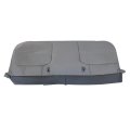 Front Full Bench Bottom Replacement Leather Seat Cover Med Flint Gray For Ford F250 F350 F450 F550 1999 2000 2001 2002
