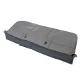 Front Full Bench Bottom Replacement Leather Seat Cover Med Flint Gray For Ford F250 F350 F450 F550 1999 2000 2001 2002